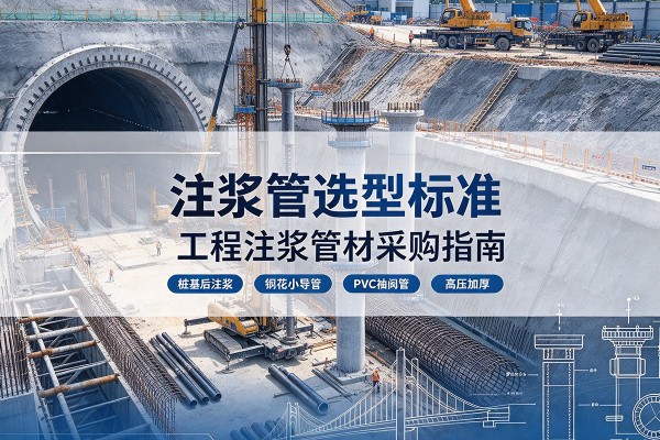 金阳注浆管选型标准